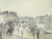 Claude Monet Le Pont Neuf USA oil painting artist